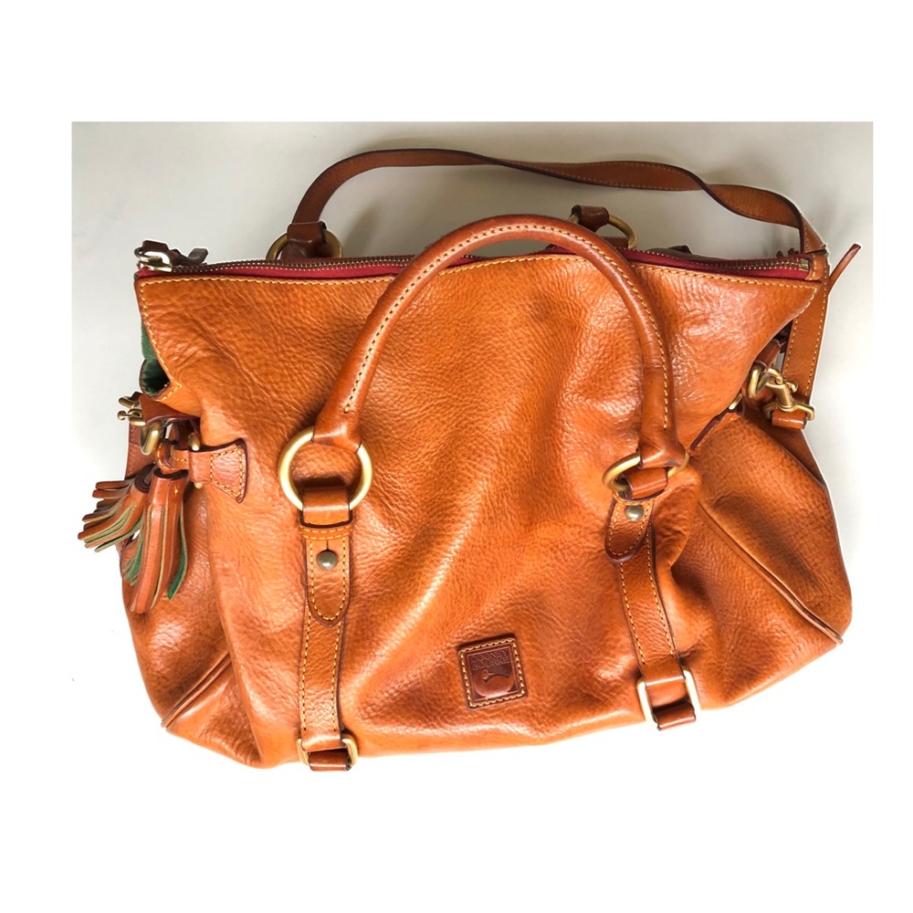 •Dooney & Bourke ‚Florentine‘ natural satchel bag•